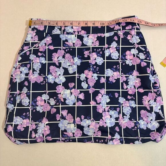 Peter Millar Performance Alice Petal Hem Picnic Floral Golf Skort NEW Medium - Picture 14 of 15